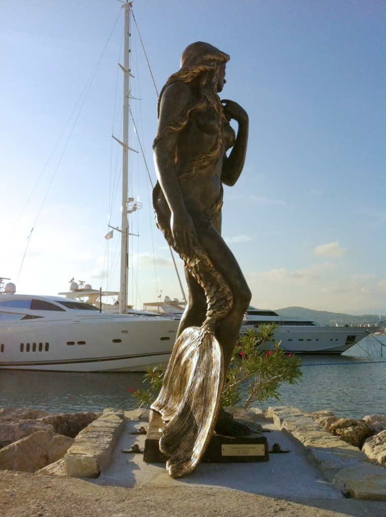 Ama du Cap d'Antibes mermaid sculpture