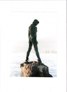 'Atlante' Mermaid Sculpture in Cannes.