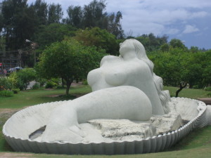 The Jalakanyaka Mermaid Statue.