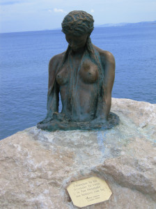 Penelope of Senigallia mermaid statue